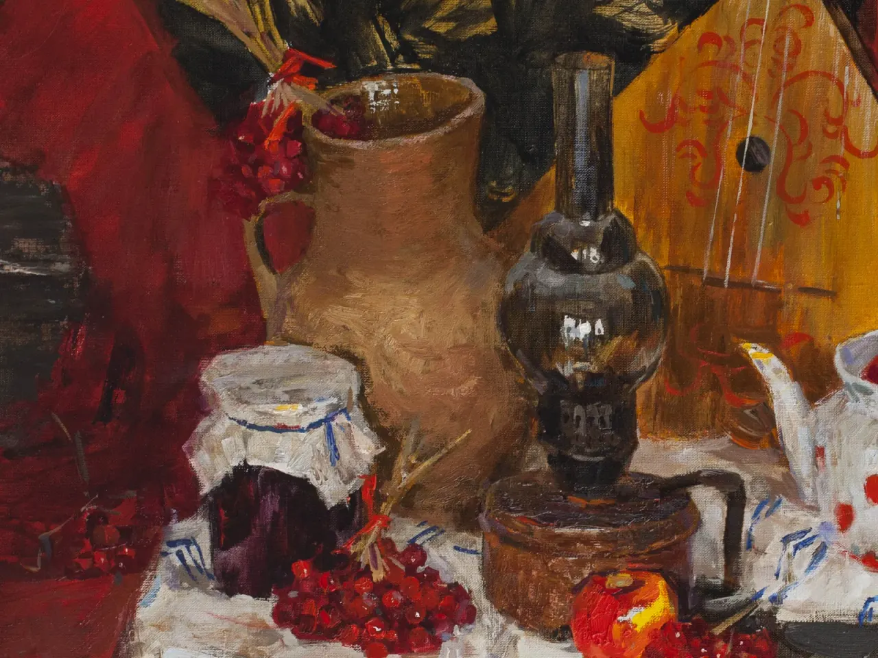 Still Life with Balalaika detail 3